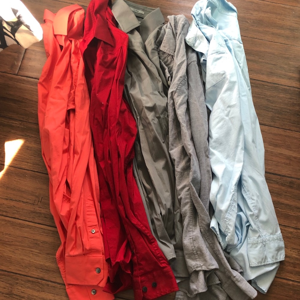 5 Men’s Collared Button Up Shirts